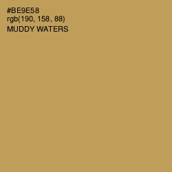 #BE9E58 - Muddy Waters Color Image