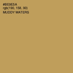 #BE9E5A - Muddy Waters Color Image