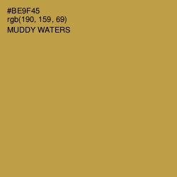 #BE9F45 - Muddy Waters Color Image