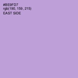 #BE9FD7 - East Side Color Image