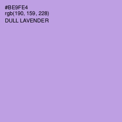 #BE9FE4 - Dull Lavender Color Image