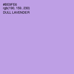 #BE9FE6 - Dull Lavender Color Image