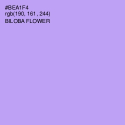 #BEA1F4 - Biloba Flower Color Image