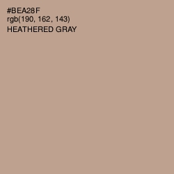 #BEA28F - Heathered Gray Color Image