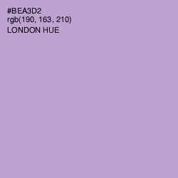 #BEA3D2 - London Hue Color Image