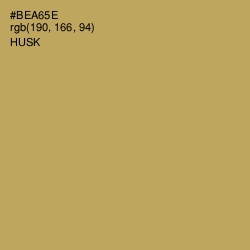 #BEA65E - Husk Color Image
