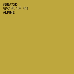 #BEA73D - Alpine Color Image