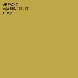 #BEA747 - Husk Color Image