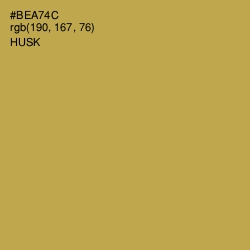 #BEA74C - Husk Color Image