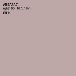 #BEA7A7 - Silk Color Image