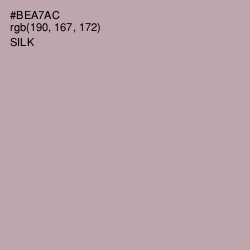 #BEA7AC - Silk Color Image