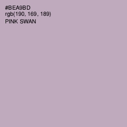 #BEA9BD - Pink Swan Color Image