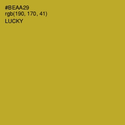 #BEAA29 - Lucky Color Image