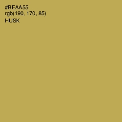 #BEAA55 - Husk Color Image