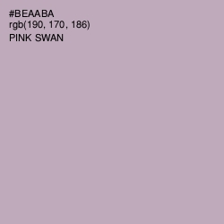 #BEAABA - Pink Swan Color Image