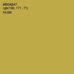 #BEAB47 - Husk Color Image