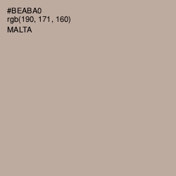 #BEABA0 - Malta Color Image