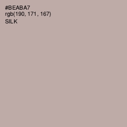 #BEABA7 - Silk Color Image