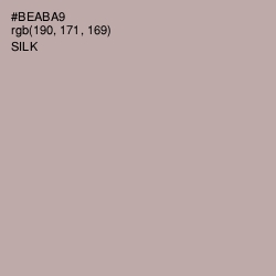 #BEABA9 - Silk Color Image