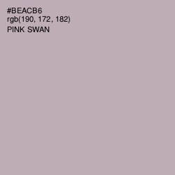 #BEACB6 - Pink Swan Color Image