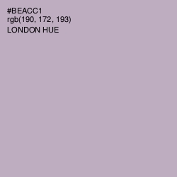 #BEACC1 - London Hue Color Image