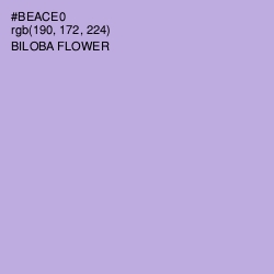#BEACE0 - Biloba Flower Color Image