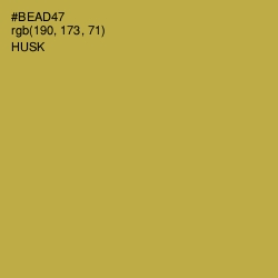 #BEAD47 - Husk Color Image