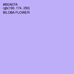 #BEAEFA - Biloba Flower Color Image