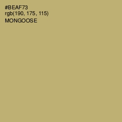 #BEAF73 - Mongoose Color Image