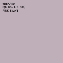 #BEAFB9 - Pink Swan Color Image