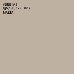#BEB1A1 - Malta Color Image