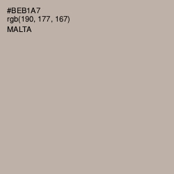 #BEB1A7 - Malta Color Image