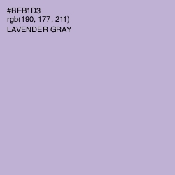 #BEB1D3 - Lavender Gray Color Image