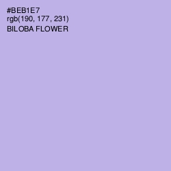 #BEB1E7 - Biloba Flower Color Image