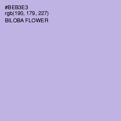 #BEB3E3 - Biloba Flower Color Image