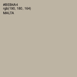 #BEB4A4 - Malta Color Image