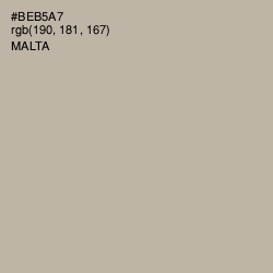#BEB5A7 - Malta Color Image