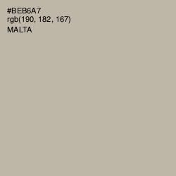 #BEB6A7 - Malta Color Image