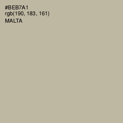 #BEB7A1 - Malta Color Image