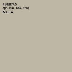 #BEB7A5 - Malta Color Image