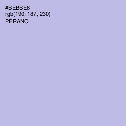 #BEBBE6 - Perano Color Image