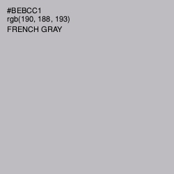 #BEBCC1 - French Gray Color Image