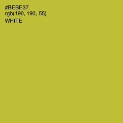 #BEBE37 - Lemon Ginger Color Image