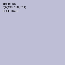 #BEBED6 - Lavender Gray Color Image