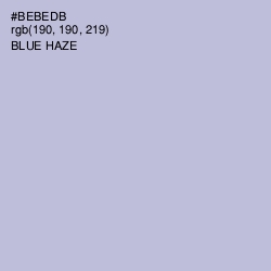 #BEBEDB - Blue Haze Color Image
