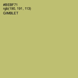 #BEBF71 - Gimblet Color Image