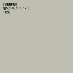 #BEBFB0 - Tide Color Image