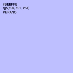 #BEBFFE - Perano Color Image