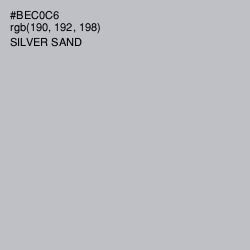 #BEC0C6 - Silver Sand Color Image