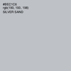 #BEC1C6 - Silver Sand Color Image